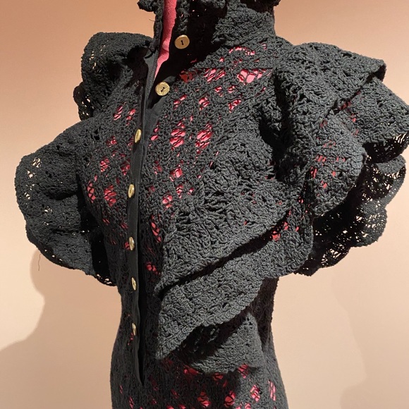 Zara STUNNING crochet gown - Picture 3 of 5